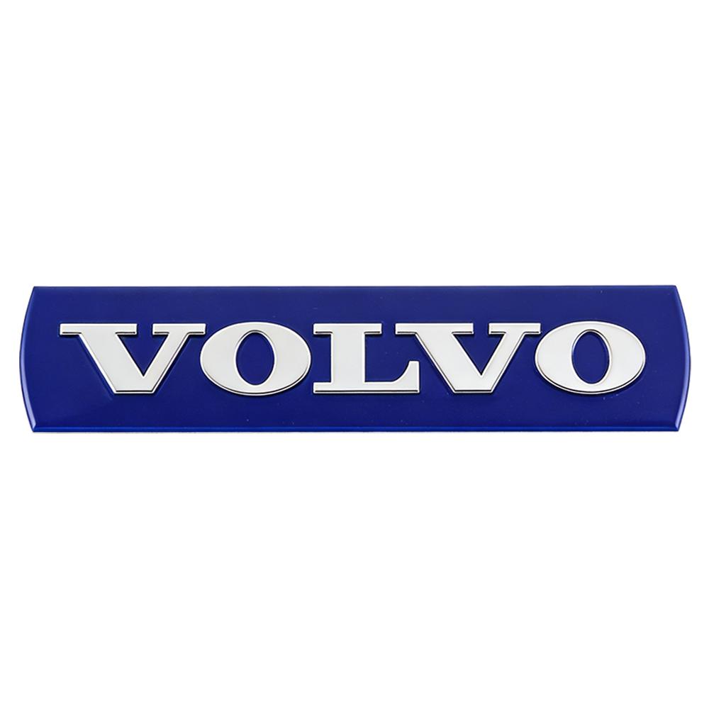 Car Front Grille Logo Letter Decorative Badge Accessories Steering Wheel Sticker for Volvo Rdesign XC90 S60 XC60 V70 S80 S40 V50