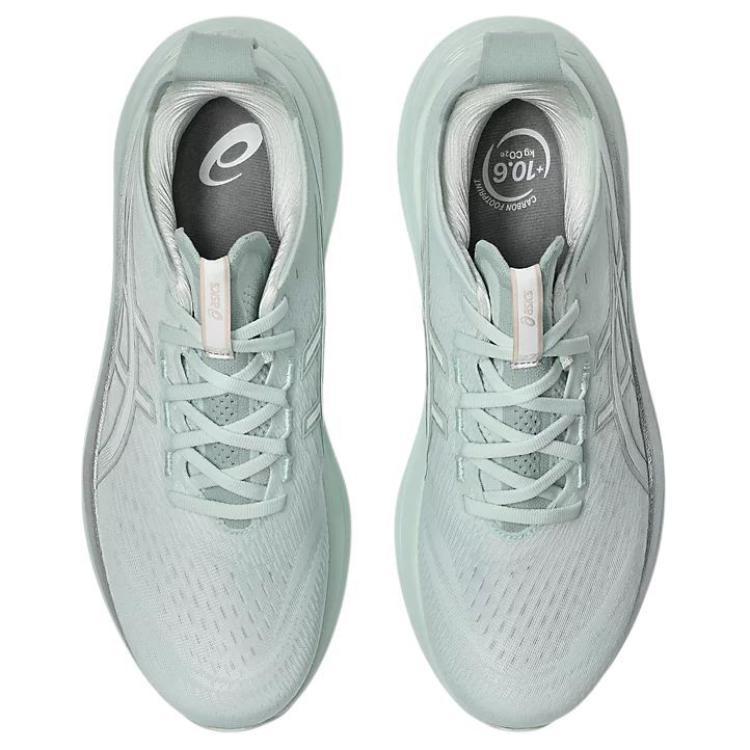 ASICS Gel Nimbus 27 'Pure Aqua' (Unisex) Pure Aqua / White Running Shoes 1011B958 300