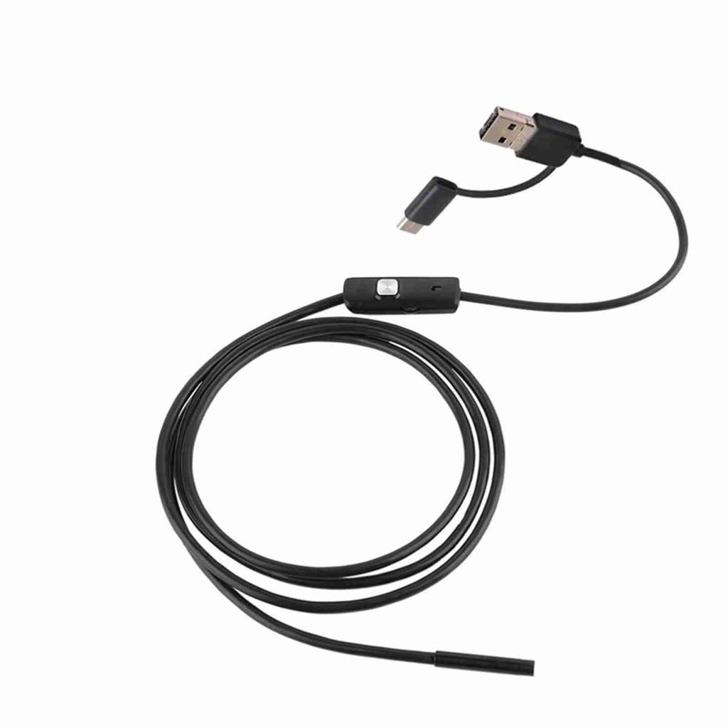 3 In 1 Industrial Endoscope Borescope Inspection Camera Built In 6 LEDs IP67 Waterproof USB Type C Endoscope for
