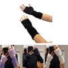 Stylish Knitted Hand Gloves for Lady Y2K Girl Fingerless Gloves Fashion Accessories Warm Arm Sleeves Elbow Arm Covers
