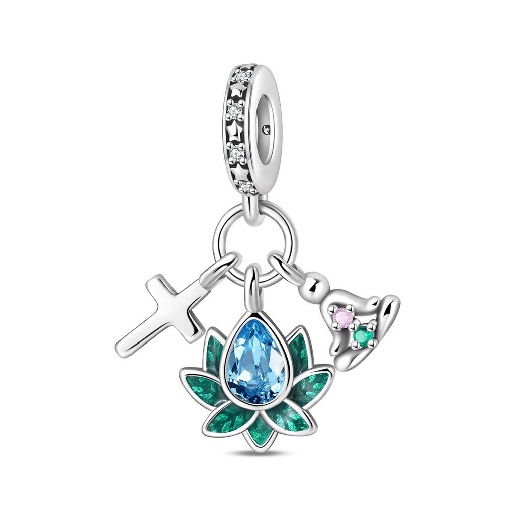 2026 Fashion Guardian's Hand Demon's Eye Charm Charm Charm Beads DIY Jewelry Bracelet Accessories Women's 925 Silver