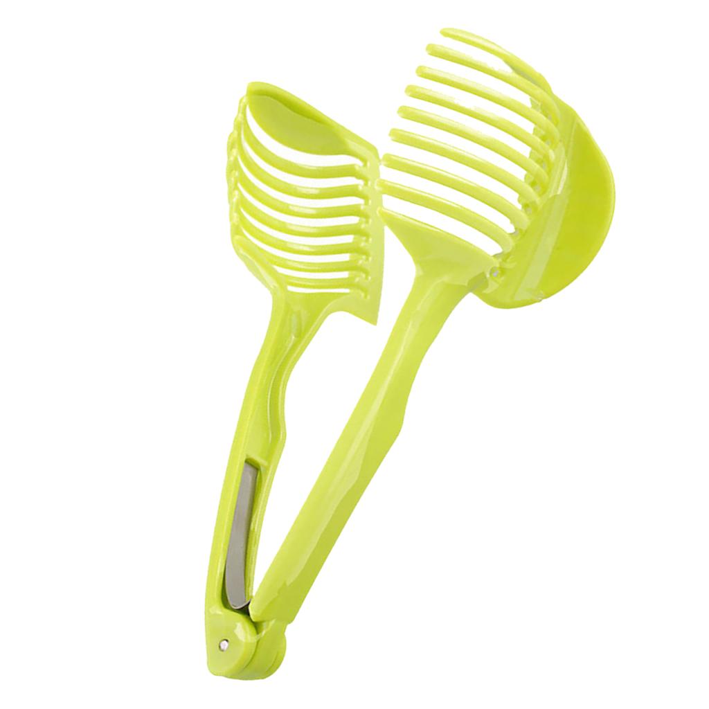 Держатель для нарезки томатов, ручное приспособление для нарезки ломтиками, держатель для круглых фруктов и овощей, кухонный резак