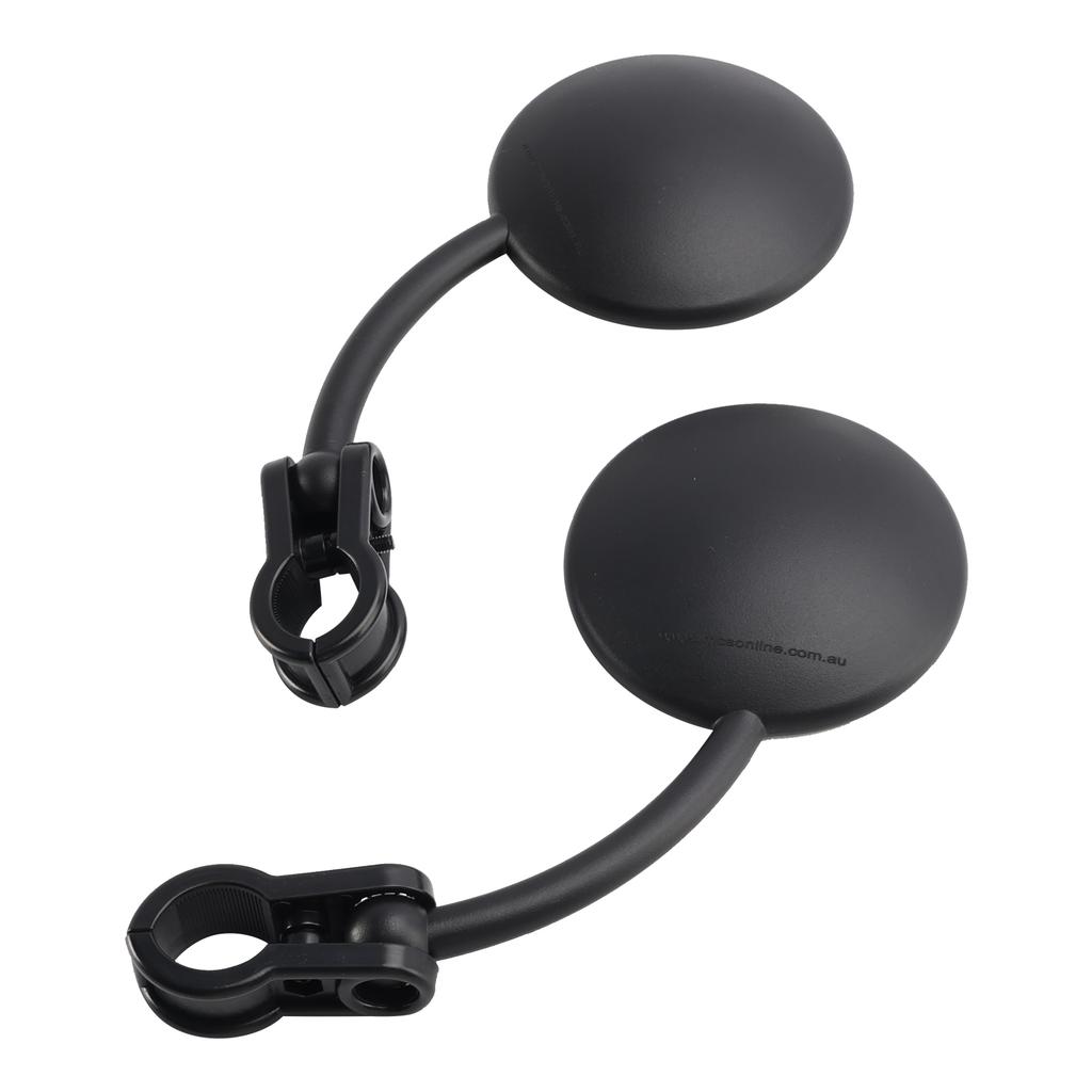 Пара складных зеркал Enduro Clamp On подходит для мотоцикла Dual Sport ATV Dirt Bike