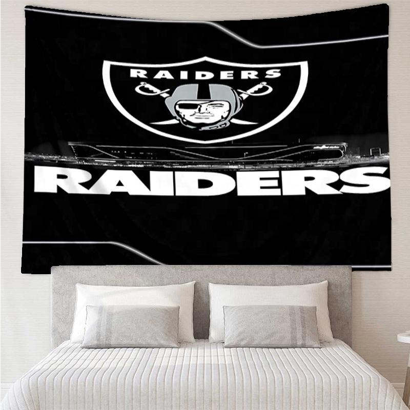 Las Vegas Raiders logo Tapestry for Bedroom Aesthetic Classroom Tapestries Wall Hanging for Living Room Dorm Office,Ideal Creative Gift