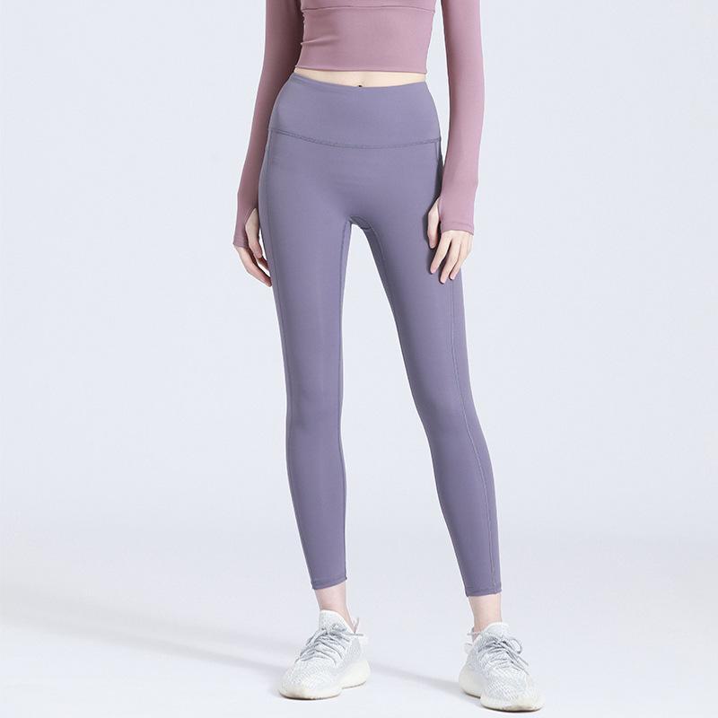 High Waist Hip-Lifting Yoga Pants: Women's Cross-Border Peach Hip Nude Fitness Tights