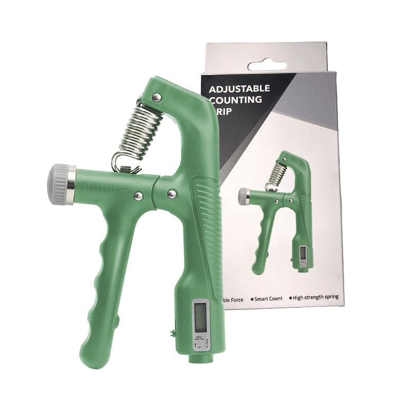 Силовой тренажер с регулируемым хватом: Электронный счетный ручной захват (10-100КГ) для тренировки мышц