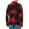OFF WHITE Клетчатая фланелевая рубашка с отделкой OMGA074R19C080242010