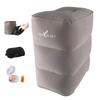 VanFn Airplane Airplane Foot Pillow Cushion for and Reduces Travel Prevents Economy Class No Pump Storage Bag Included Footrest, Ottoman, Car, Office,