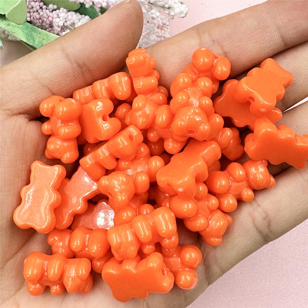 25 шт. материалы однотонный браслет медведь цепочка для мобильного телефона 11*18 мм DIY свободные бусины серьги ювелирные аксессуары модное изготовление