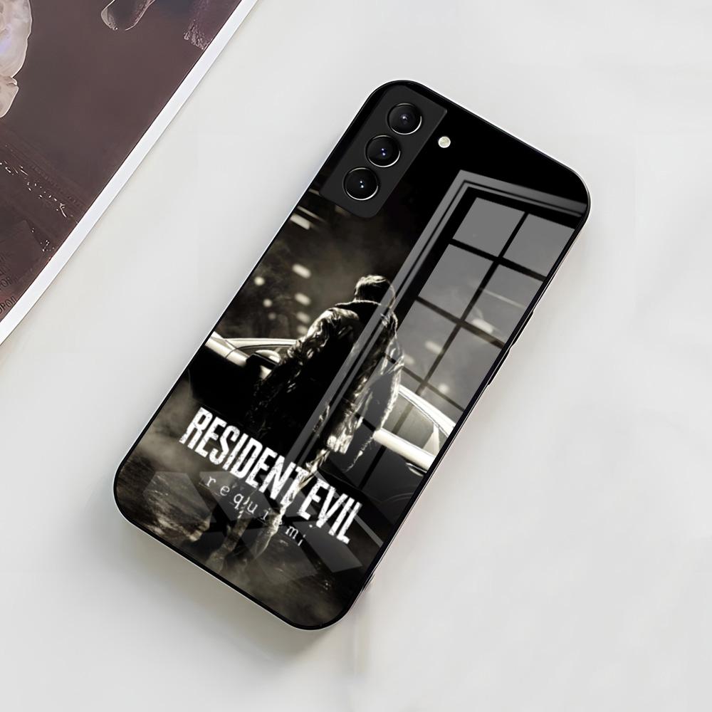 Игровой чехол для телефона R-Resident Evil-es Для Samsung A56 A36 A26 A16 A15 A25 A35 A55 A14 A34 A24 A54 Стеклянный чехол