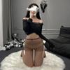 Одноразовые рвущиеся женские кокетливые чулки для отелей и ночных клубов