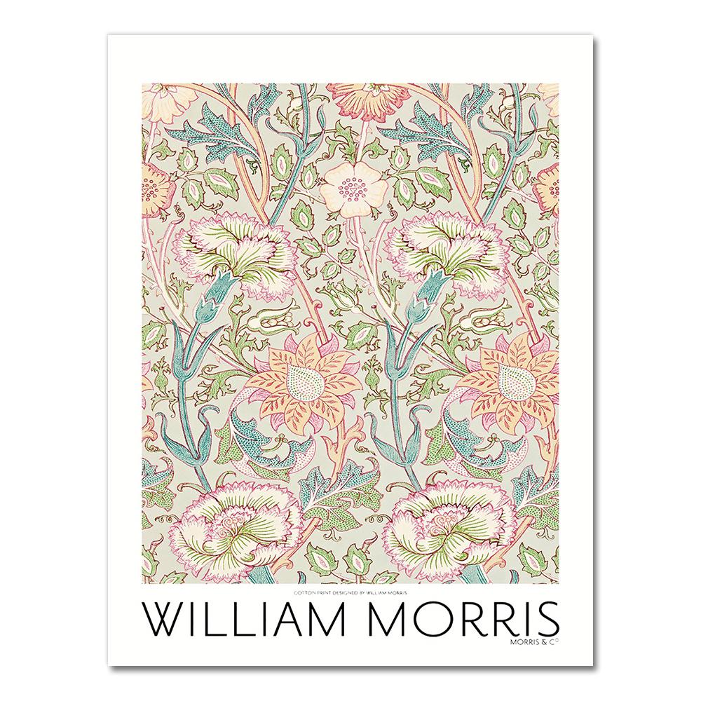 William Morris Canvas Print The Victoria and Albert Museum Exhibition Poster London Underground Art Nouveau Painting Wall