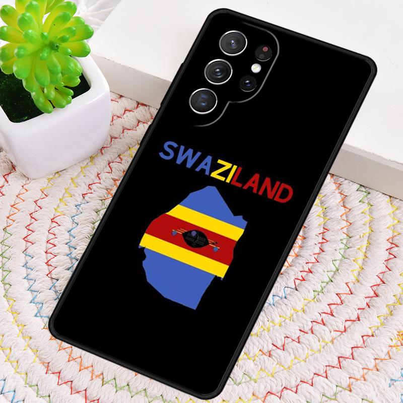 Чехол из ТПУ для телефона с флагом Свазиленда для Samsung Galaxy note 10 pro S26 S25 S24 S23 S22 Ultra Plus S21 FE S20 Ударопрочный чехол