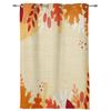 Занавеска для спальни и кухни, осенние листья, линии, оконные шторы, шторы для гостиной, декоративные предметы