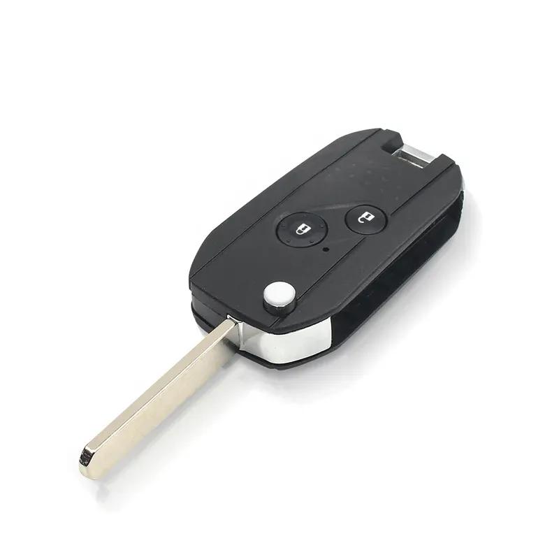KEYYOU Новый для Honda Fit CRV Civic Ridgeline HRV Jazz ACCORD 2003-2013 2/3/4 Кнопки Модифицированный Складной Пульт Дистанционного Управления Чехол для Ключа