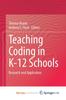 Книга Teaching Coding In K-12 Schools : Research and Application