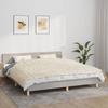 VidaXL Weighted Blanket Light Cream 155x220 Cm 11 Kg Fabric 350813
