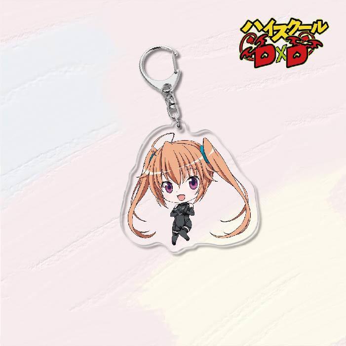 Аниме High School DxD HERO Акриловые Брелки Подвеска Риас Гремори Аксессуары Брелок для Ключей Автомобиля Брелок-Кольцо Подвеска для Сумки на Телефон