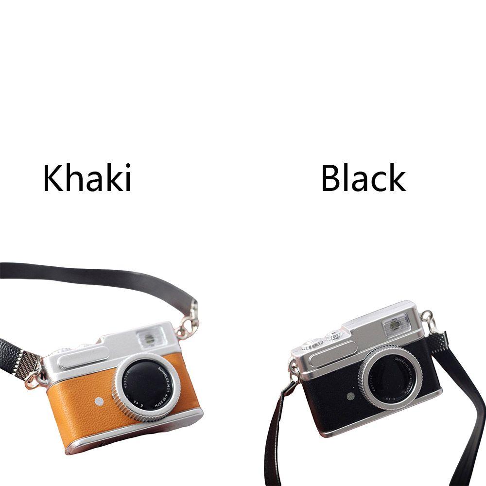 Gift Doll Accessories Home Decor Desktop Display Miniature Camera Model Retro Camera Doll House