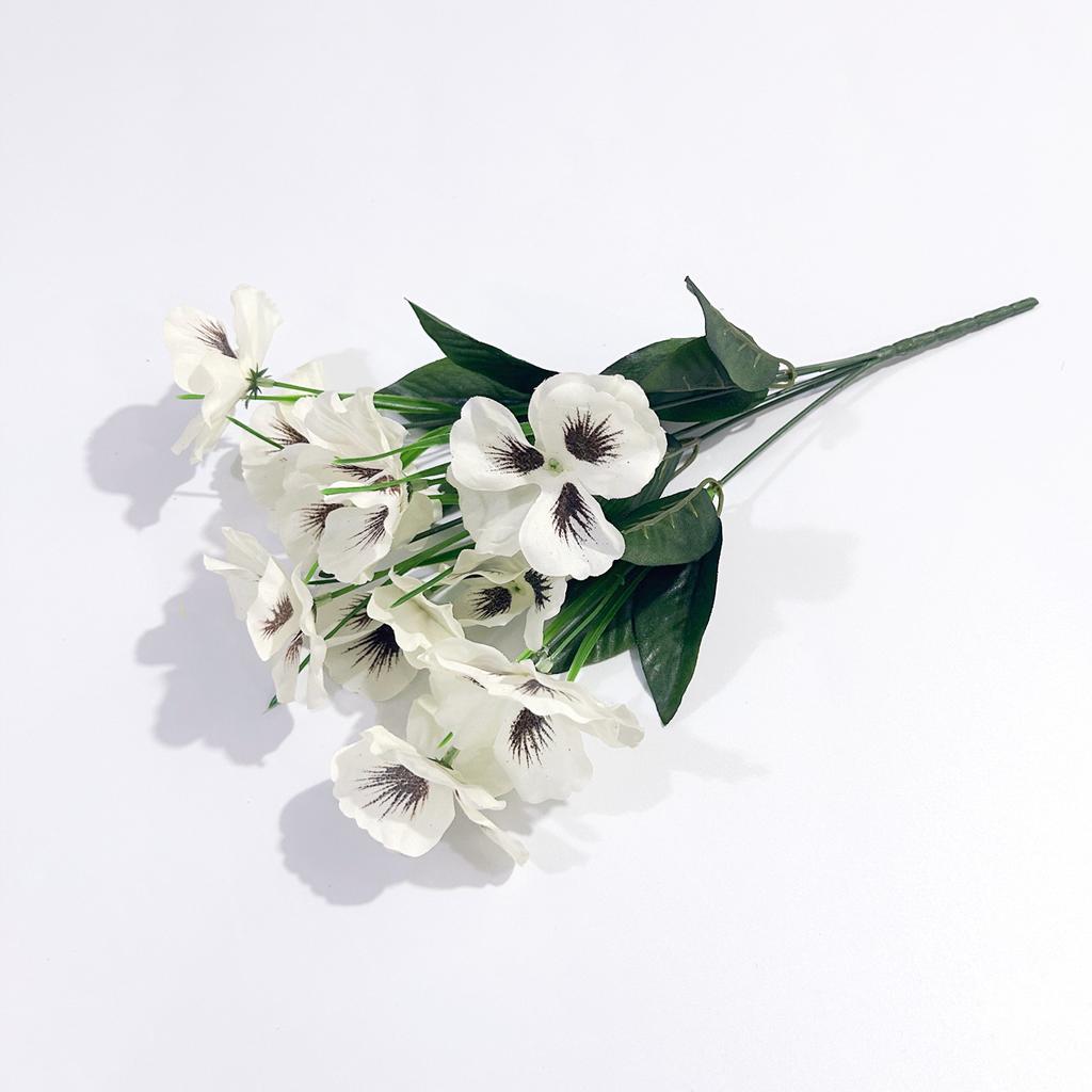 Искусственный цветок фаленопсис, анютины глазки, украшение для домашнего обеденного стола, орнамент