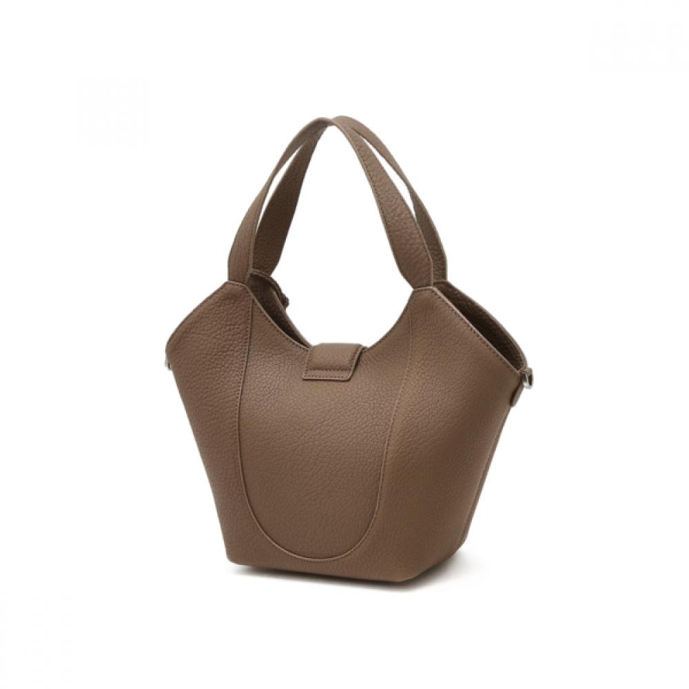 Daks Leather Logo Tote Bag Beige Dcba6f411i2