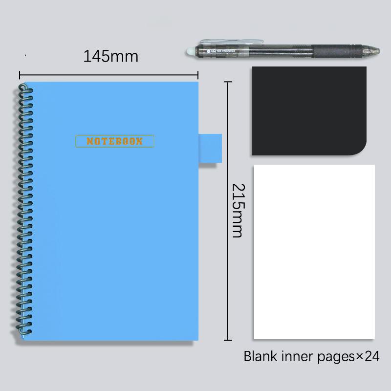 Блокнот-доска А5 многоразового использования с бесплатным маркером для доски и салфеткой для стирания, еженедельник, портативные блокноты