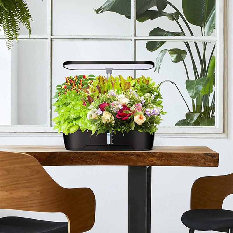 Интеллектуальная гидропонная система для выращивания, машина для посадки в помещении, садовый растениевод, горшок для посадки овощей, автоматический таймер, светодиодная лампа для роста