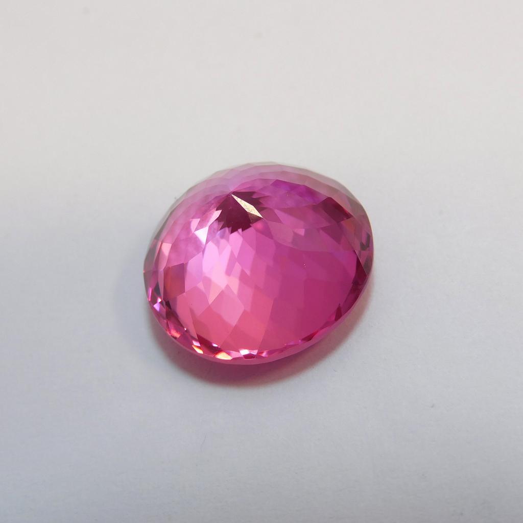 Natural Pink Sapphire Loose Gemstone Quality Round Cut 22.20 ct September Birthday Birthstone