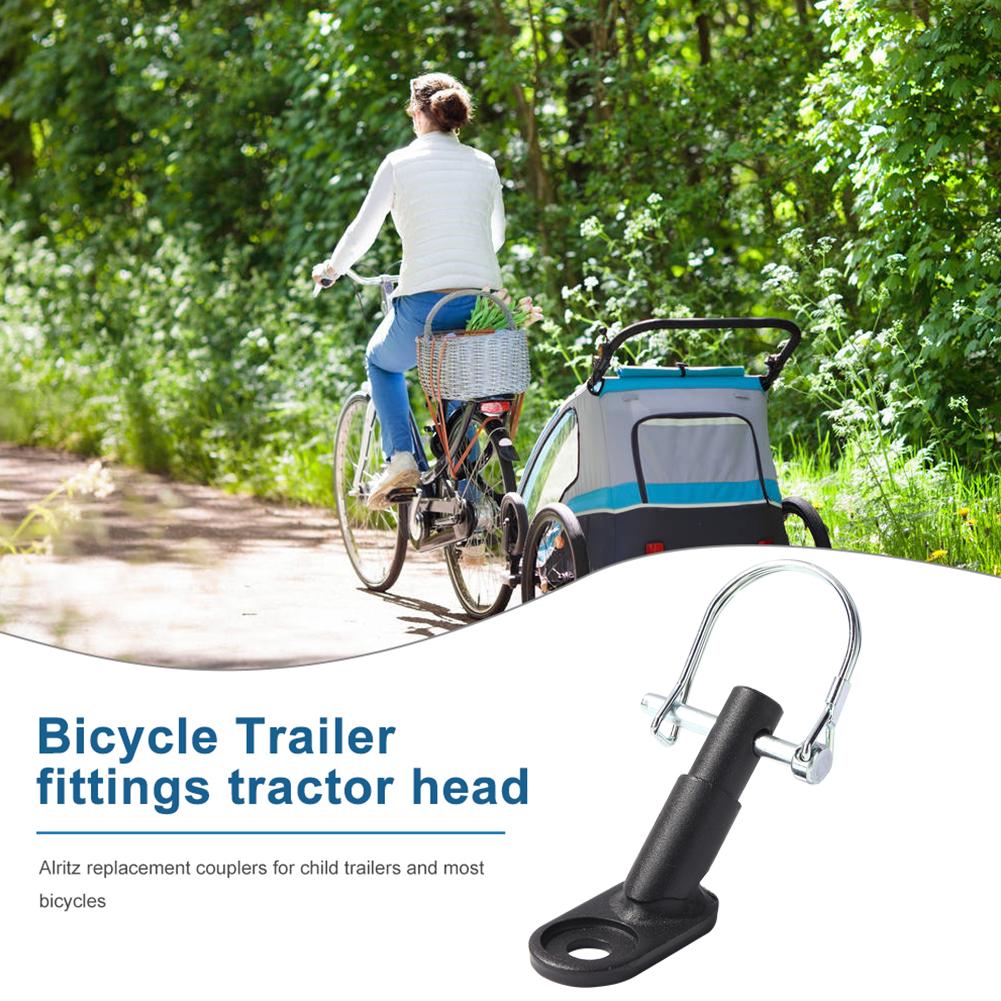 Bike Trailer Hitch Coupler Set Bicycle Traction Head Towbar Cycling Accessories