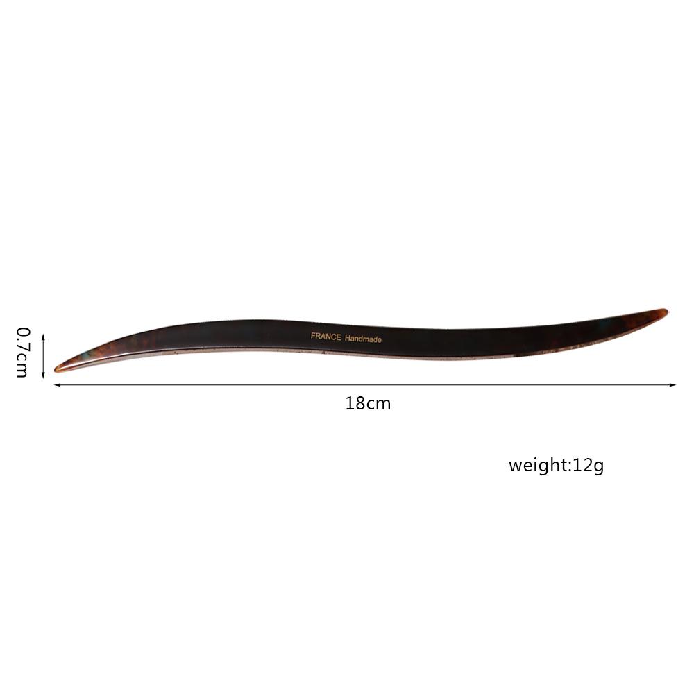 Multicolor Willow Leaves Shape Hairpin 18CM Hair Fork Fashion Acetic Acid Hair Stick Travel