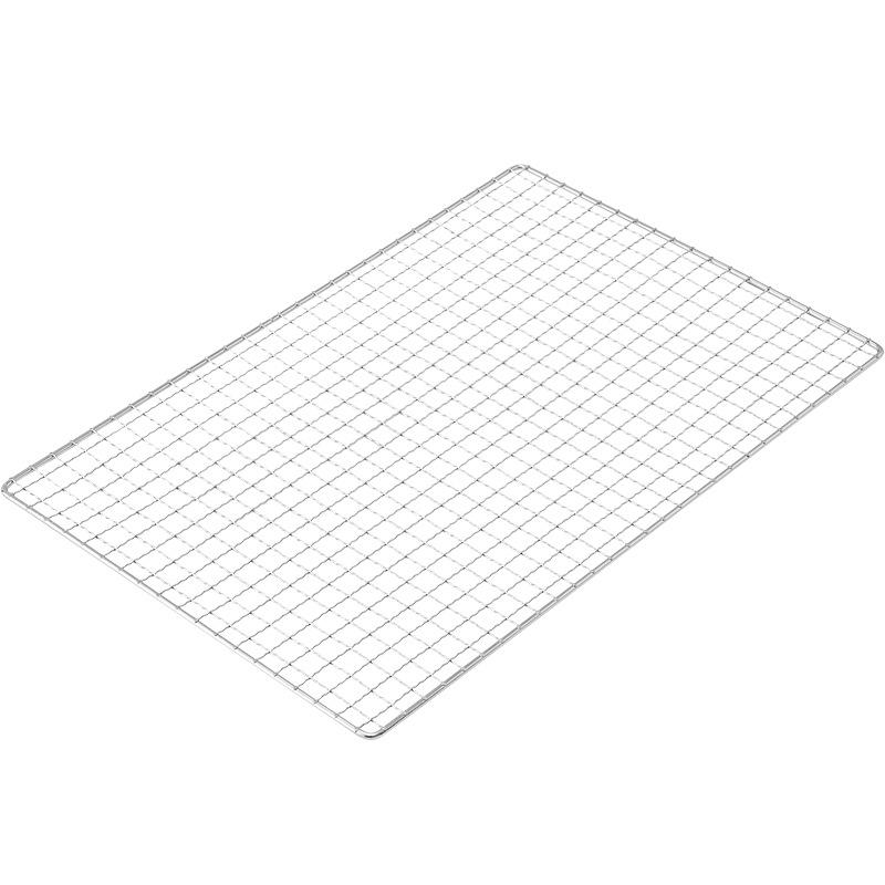 Forest People Stainless Steel BBQ Grill Net - Square Flat Outdoor Barbecue Mat