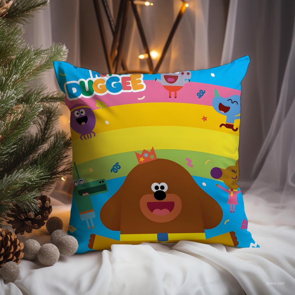 Милая мультяшная наволочка Хэй Duggee Премиум-комфорт Двусторонняя наволочка - Дизайн «Два в одном» для любой комнаты и салона автомобиля