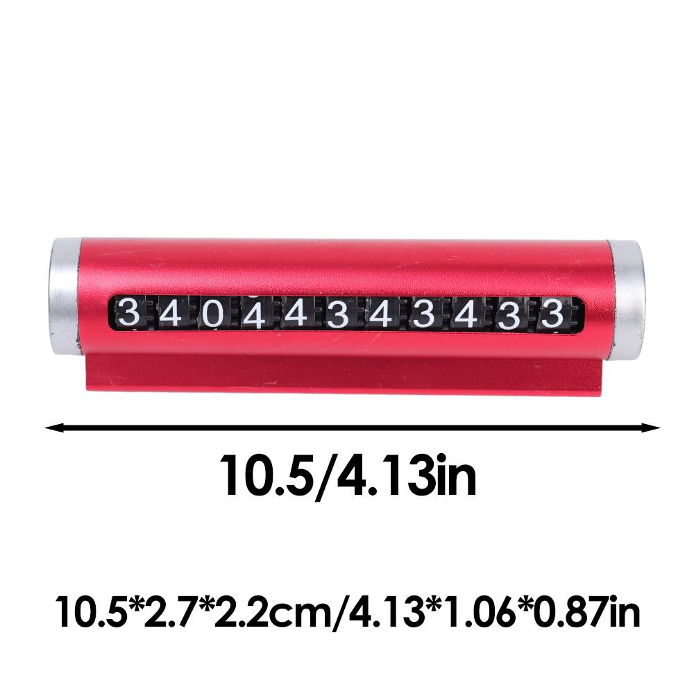 Автомобильный парковочный телефонный номерной знак парковочная карта подвеска авто алюминиевый сплав ролик регулировка временный инструмент помощи при парковке