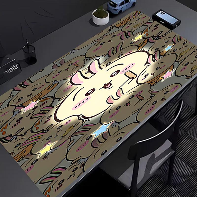 Chiikawa Mouse Pad - Non-Slip Rubber Base, Smooth Surface for Work,Gaming,Office,And Home Use, Desk Mouse Pad