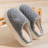 2024 New Women's and Men's Non-Slip Plush Cotton Slippers - Thick Sole, Indoor/Outdoor Wear, Warm & Cozy