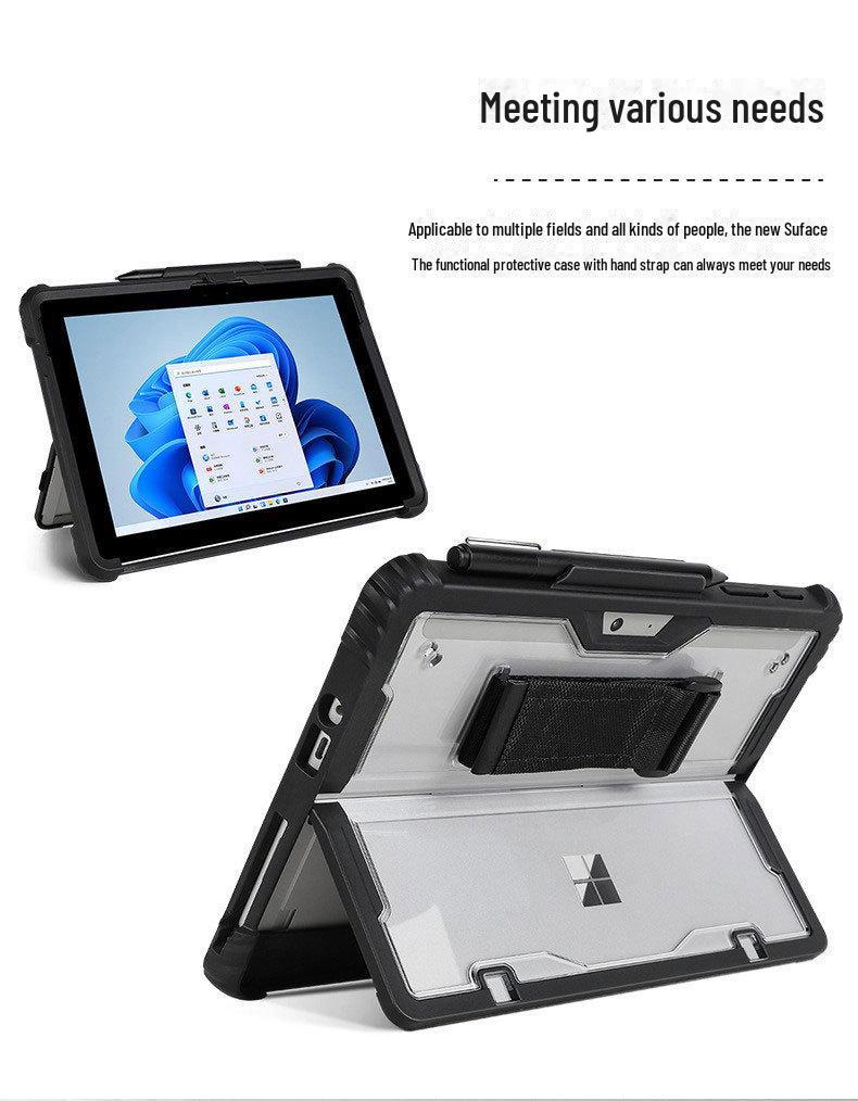 Surface Pro 4/5/6/7 Shockproof Case with Pen Slot & Stand