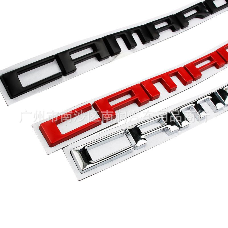 3D Car Styling Rear Trunk Emblem Decals for Chevrolet CAMARO Bumblebee car sticker modification Letter Badge Auto Accessories