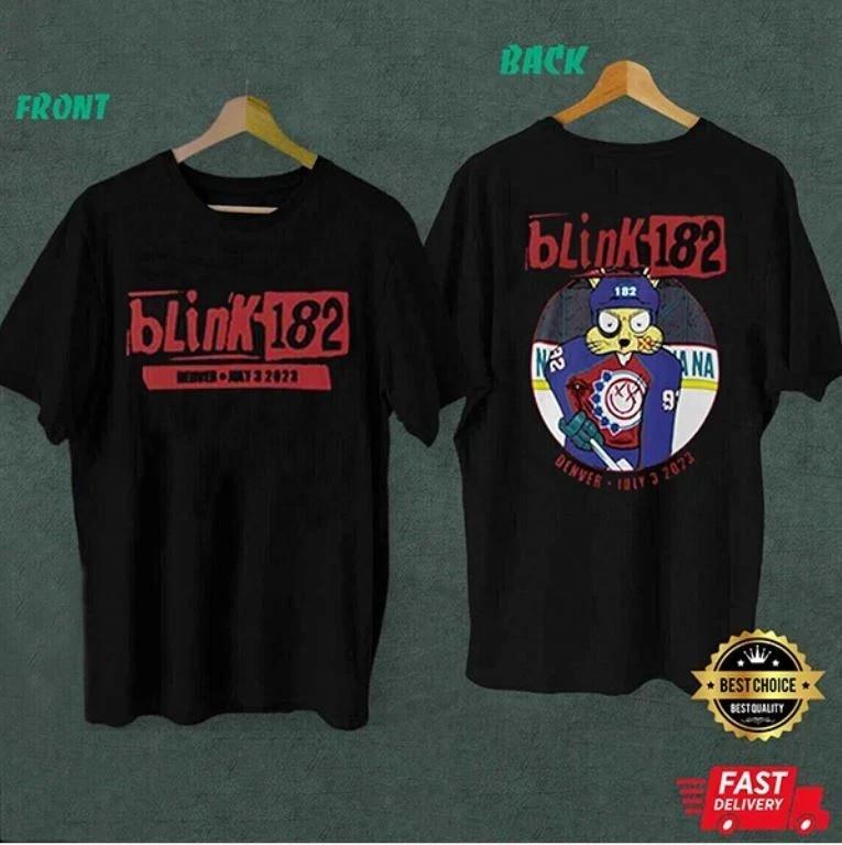 Blink-182 Denver July 3rd 2023 Colorado Tour T-shirt Unisex T-Shirt