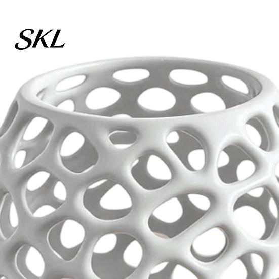 Office Desk Organizer Modern Honeycomb Pen Holder, 3D Printed Hollow Design Stylish Accessory Container, for Pencils Makeup Brushes Holder