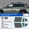 Для Toyota RAV4 RAV 4 5-го поколения -2024 Готовая к вырезанию пленка для тонировки стекол автомобиля Автомобильная наклейка Пленки керамическая солнечная УФ-защитная пленка
