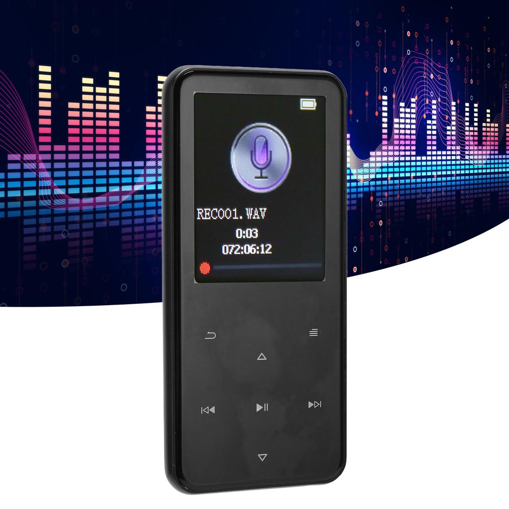 MP3 Player NaIntelligent HD Noise Reduction 5.0 Support FM Radio E Book Music Player for Home