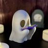 Light Up Halloween Ghosty Decors,Decorative Ghosty Figurines LED Ghosty Decors Halloween Party Decorations for Shelf