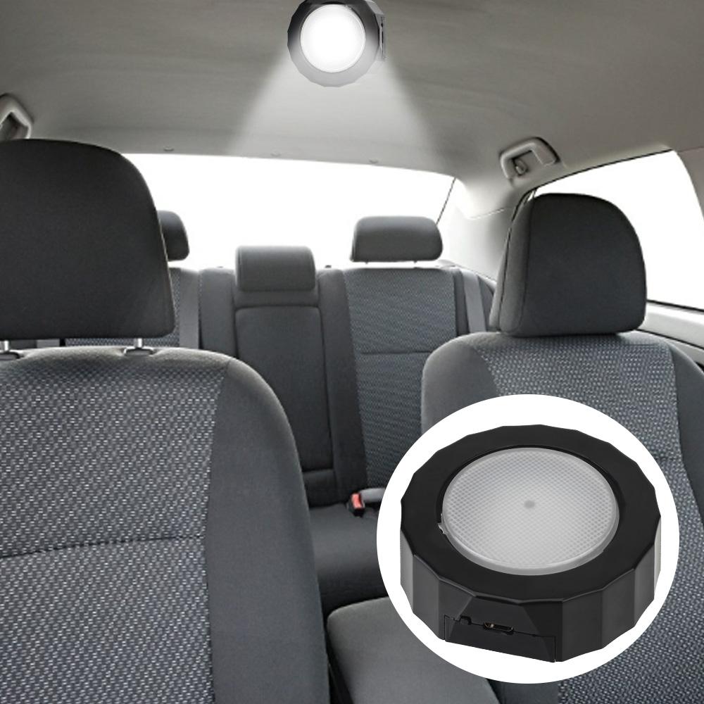 Перезаряжаемый автомобильный USB-светильник для чтения на крыше, потолочный магнитный светильник, ночник