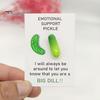 Открытка-объятие Pickle Pocket, эмоциональная поддержка, позитивная открытка, мини-открытка-объятие Pickle Pocket, подарок на выпускной, день рождения, годовщину