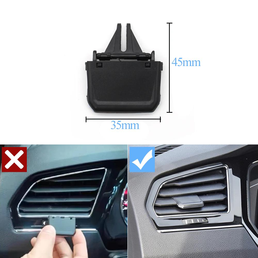 Car Interior Front Air Conditioning AC Vent Grille Outlet Tab Clip Repair Kit For VW Volkswagen Tiguan 2017-2022