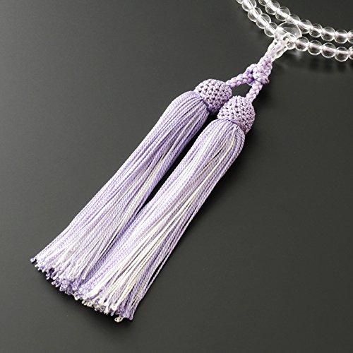 Киотский буддийский алтарь четки хаяси молитвенные четки риндзай дзен подлинные хрустальные кисточки официальная церемониальная сумка четки киотские молитвенные четки 2-цветные (Для женщин) [Набор бусин]