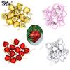 12Pcs Christmas Tree Room Decoration Love Shaped Ball Decoration Props Christmas