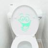 Бытовые Портативные Принадлежности Смешные Светящиеся Наклейки на Стену в Ванную Комнату Домашний Декор Светятся в Темноте Наклейки на Туалет Аксессуары