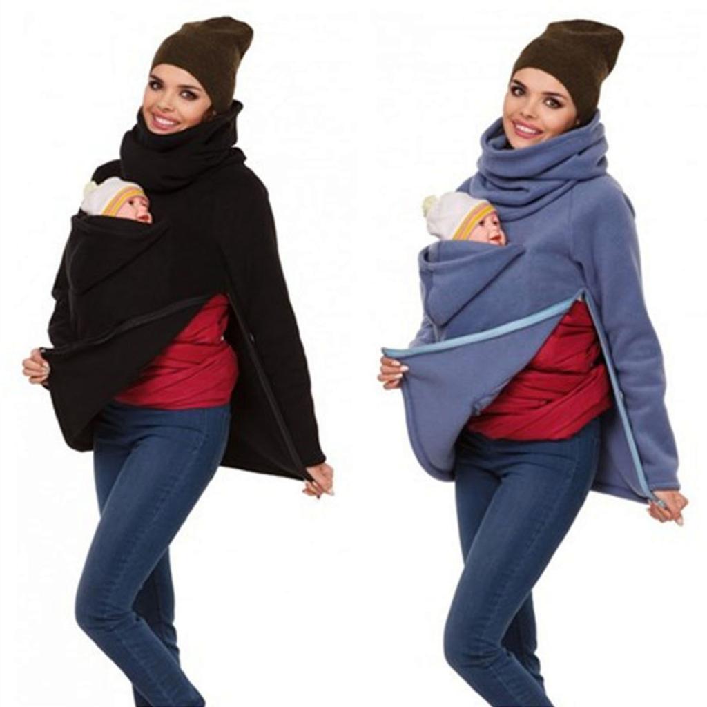 Женская куртка с длинным рукавом для кормления грудью, блузка-пальто для беременных