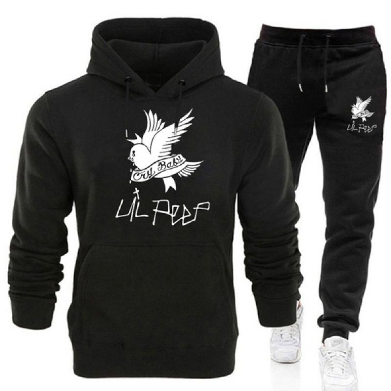 Модные L-Lil Peep RIP Lil Peep LOVE мужские и женские толстовки с капюшоном, брюки, костюм, повседневные пуловеры, рубашки, комплекты толстовок